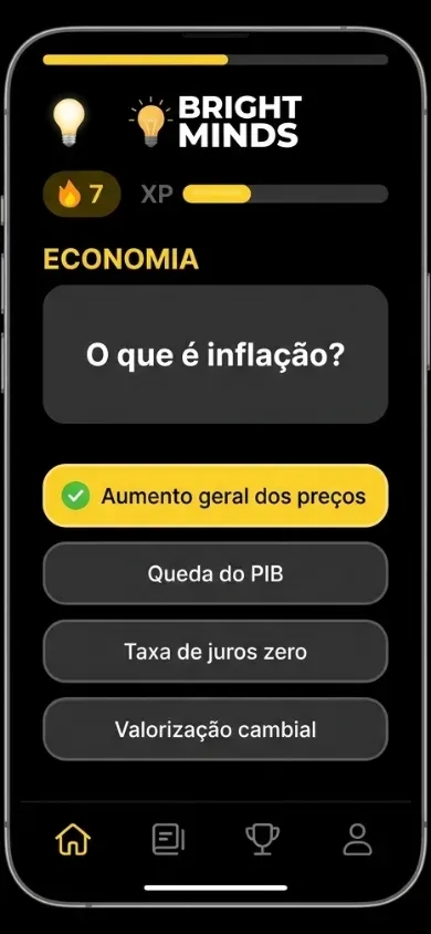 app aprendizado bright minds